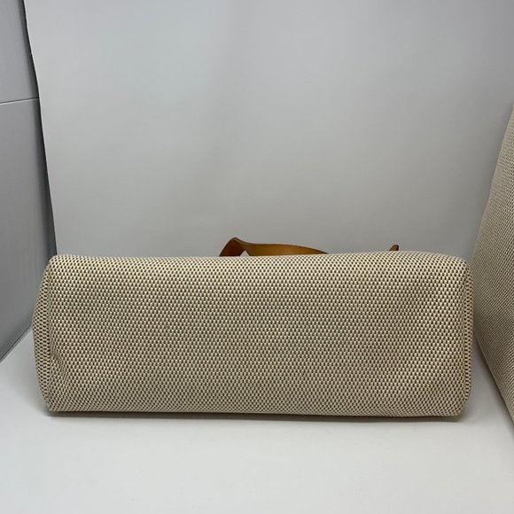 Hermes herbag hand bag beiges canvas - Picture 9 of 16